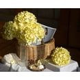 thumbnail image 3 of Silk Hydrangea Artificial Flowers Heads with Stems for Wedding Home Decor Pack of 6 (Purple), 3 of 5