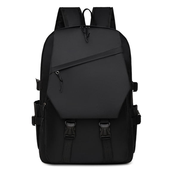 Mochila para computadora portátil, mochila de viaje para exteriores, mochila liviana para viajes de negocios y trabajo, negra