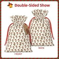 thumbnail image 2 of Naloa Mushroom Drawstring Christmas Bags, 3D Xmas Gift Bags, Christmas Wrapping Bags, Xmas Goodie Bags, Treat Pouch Bags, Party Favor Bags-Small, 2 of 9