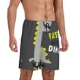 thumbnail image 2 of Fotbe Cute Dinosaur Pajama Shorts for Men, Men's Pajama Bottoms, Sleepwear,Short Pajama Pants-Large, 2 of 9