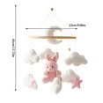 thumbnail image 2 of Baby Crib Mobile Bunny Nursery Mobile for Boys Girls Mobile Nursery Decor for Infant Bedroom Hanging Baby Mobile for Bassinet Newborn Baby Gift, 2 of 5