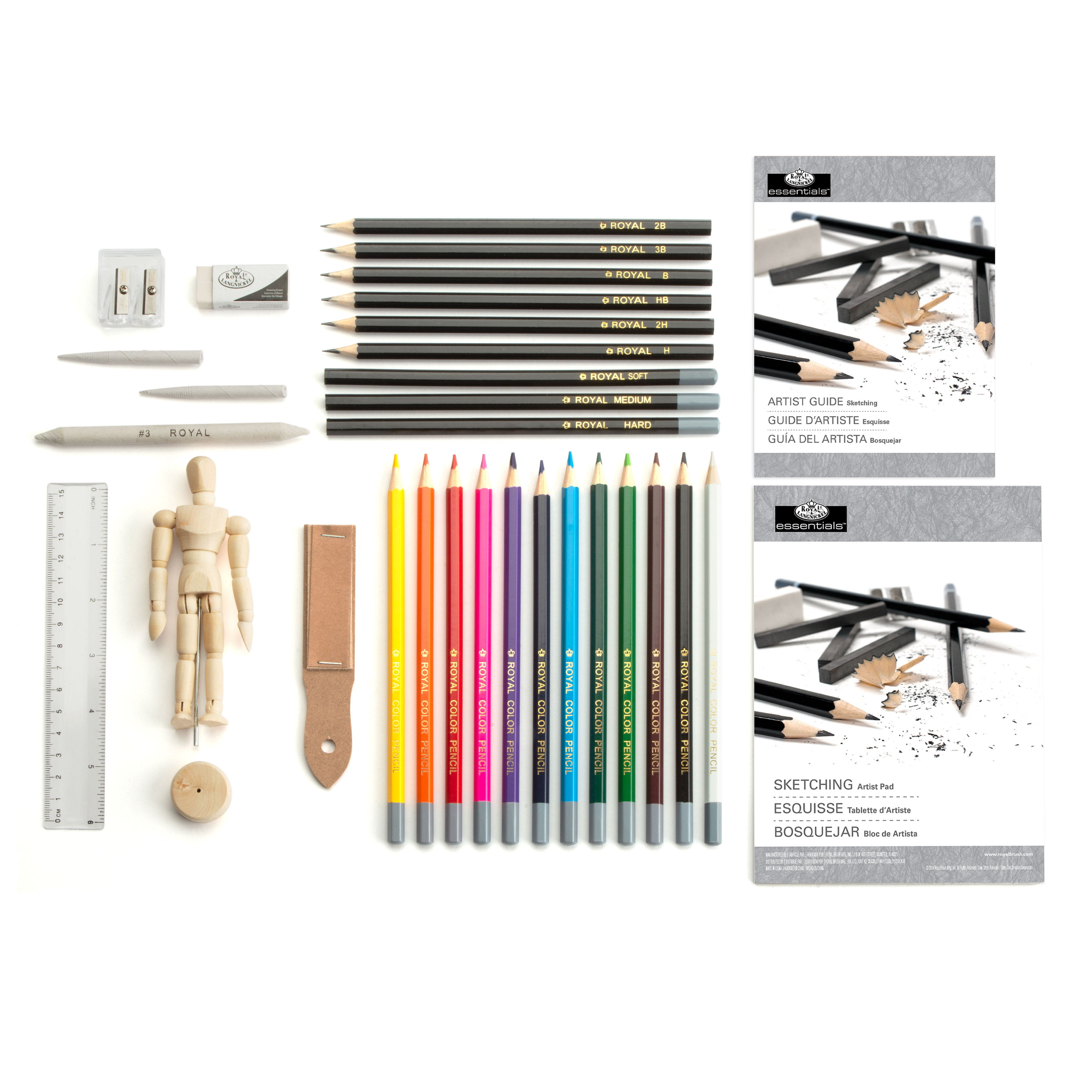 Royal & Langnickel Essentials Sketching Art Set 58pcs - Art