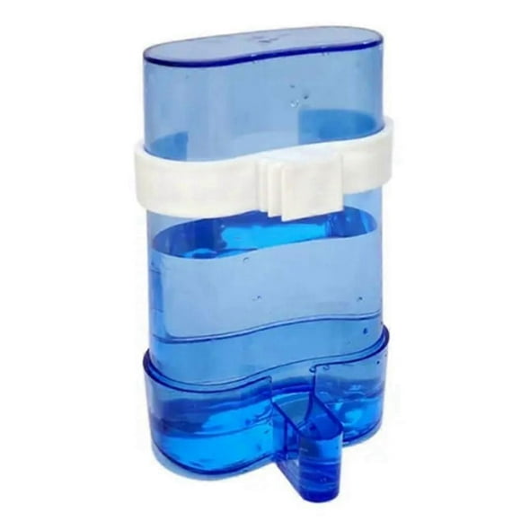 Canary Storage Container For Cockatiel Parakeet Birds, Hanging Waterer Feeder, Blue, 1 Pc