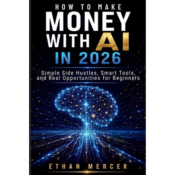 How to Make Money with AI in 2026: Simple Side Hustles, Smart Tools, and Real Opportunities for Beginners, (Paperback)