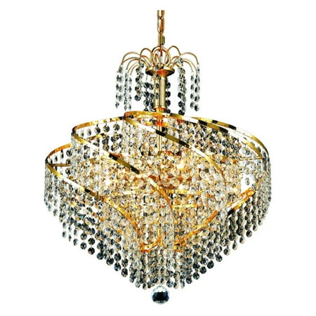 UPC 842814129696 product image for Elegant Lighting Spiral 8052D18 Crystal Chandelier | upcitemdb.com