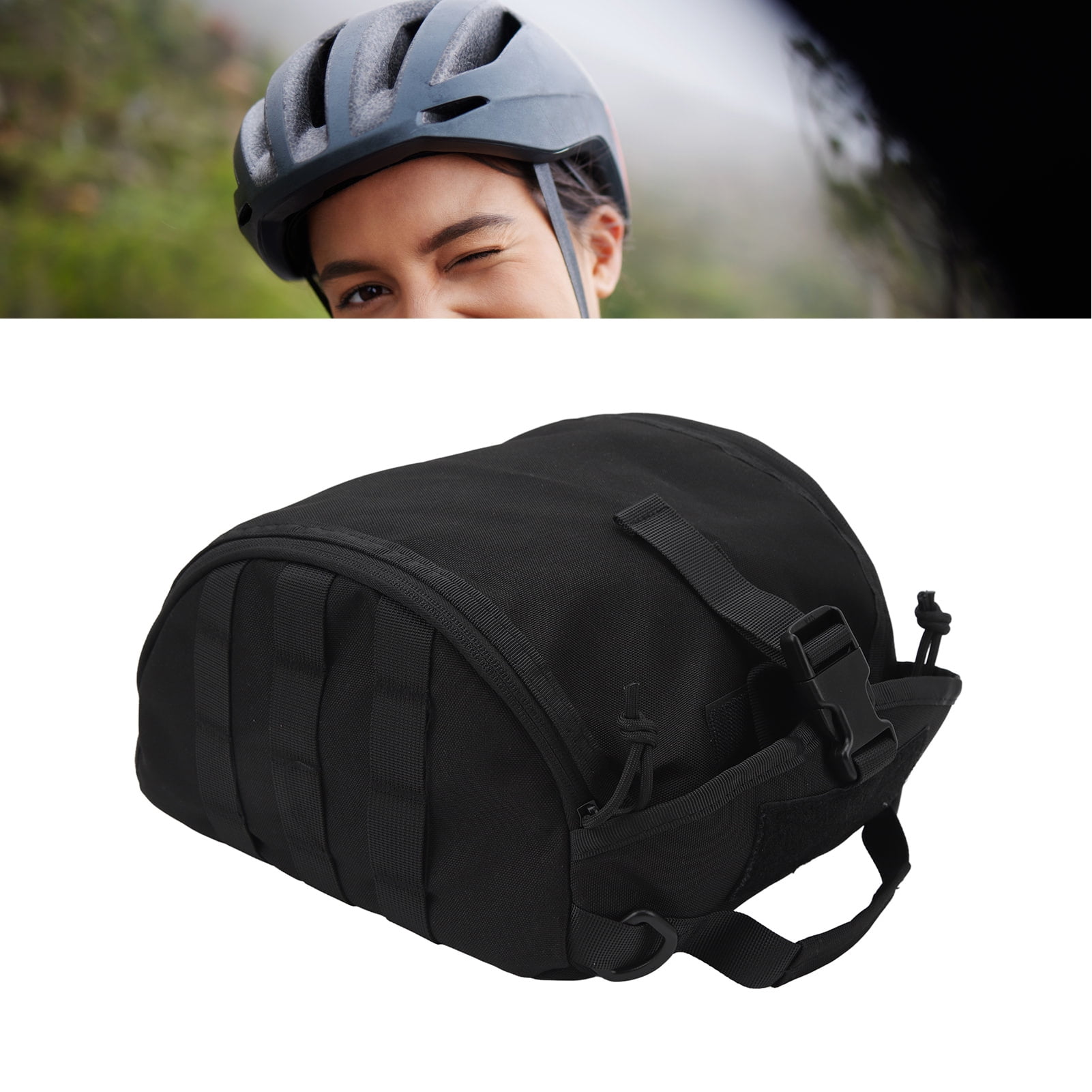Large Capacity Portable Clamshell Helmet Bag Waterproof Oxford Cloth