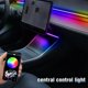 thumbnail image 5 of Para y Interior del Coche RGB Luz de Neón Tira de LED Consola Central Tablero Lámpara Ambiental (A), 5 of 5