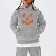 thumbnail image 5 of KAUOD Youth Cotton Pumpkin Hoodies Thick Warm Fleece Halloween Pullover Hoodie Sweatshirts Teen Kids Girls Oversized Tops, 5 of 8