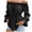 Black, variant on Womens Tops Off The Shoulder Blouses for Women Dressy Casual Cute Puff Sleeve T Shirts Fashion 2026 (White, XL)
