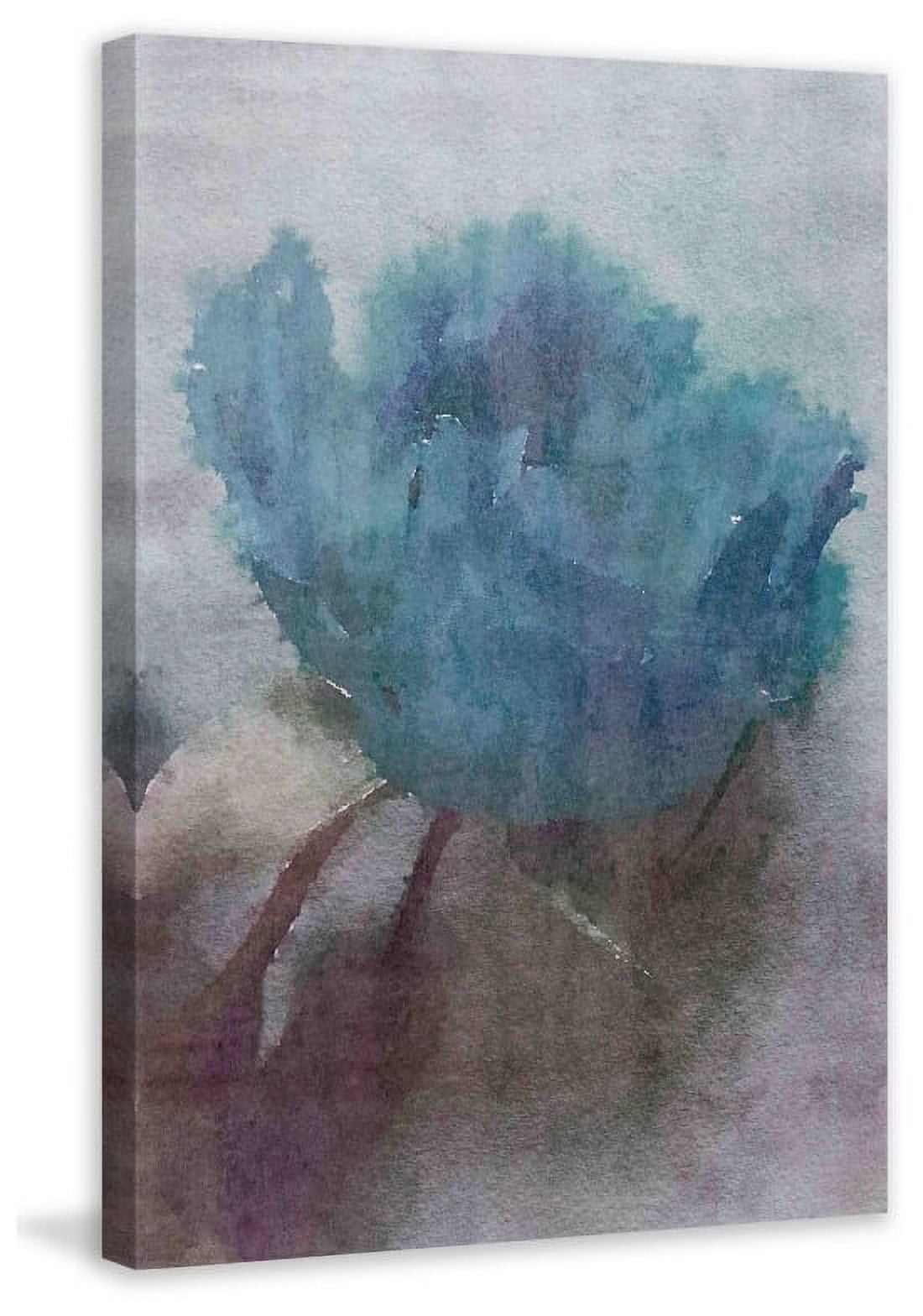 Marmont Hill - "Midnight Blue 4" by Irena Orlov Painting Print on Wrapped Canvas