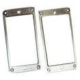 thumbnail image 3 of kusrkot 2Pcs Humbucker Double Guitar Pickup Mounting Rings Set Flat Bottom Part Electric Argent, 3 of 8