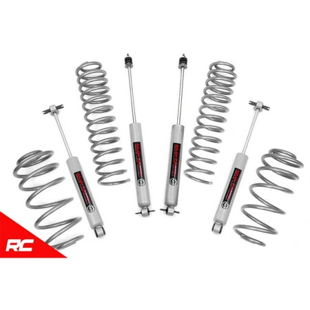 Rough Country Lift Kit compatible w/ 1997-2006 Jeep Wrangler TJ Suspension