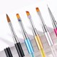 thumbnail image 5 of Nail Art Brush Pen Gel Nails Painting Pen Nail Art Liner Brush Pen Set con cristales para Diy Nail Art (2 juegos, multicolor), 5 of 5
