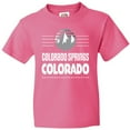 thumbnail image 3 of Inktastic Colorado Springs Colorado Mountains Youth T-Shirt, 3 of 5