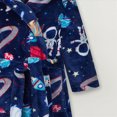 thumbnail image 5 of TOWED22 Kid Fleece Hooded Robes Girls Cartoon Bathrobes Boys Soft Plush Sleepwear Toddler Fuzzy Pajamas, 5 of 6