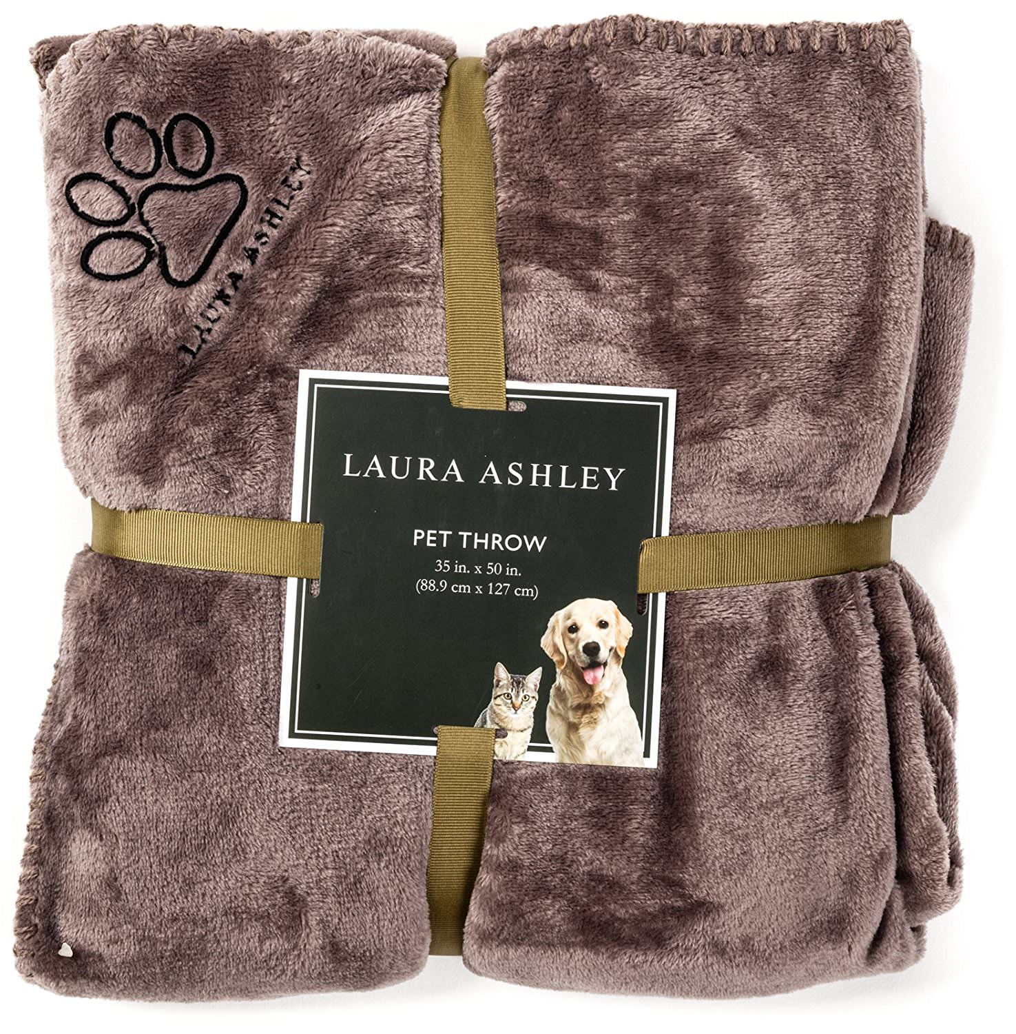 LAURA ASHLEY SLATE PET THROW