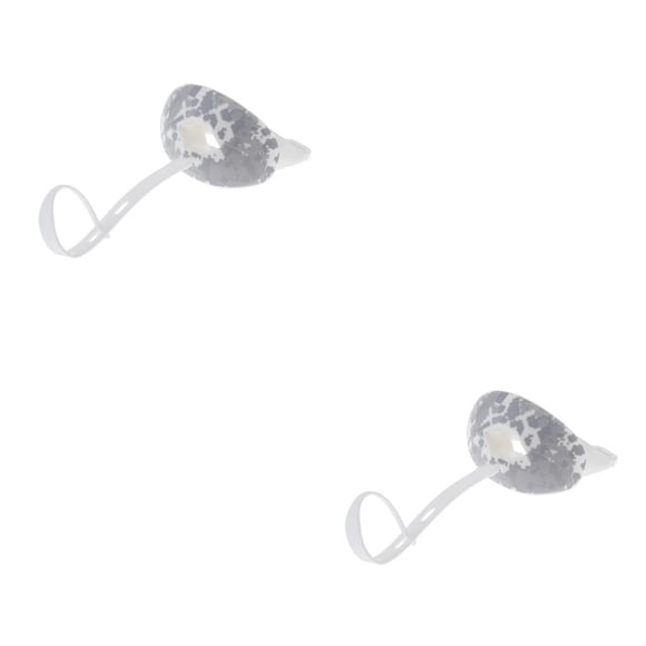 Naiovety Protector bucal Protección suave Actividad Durabilidad Protectores bucales eficaces únicos Protectores bucales anchos y para la boca Gris 2Conjunto