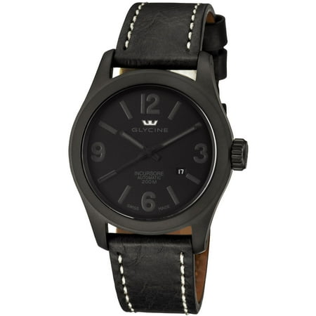 Incursore Automatic PVD Coated Steel Mens Strap Watch Calendar 3874.999