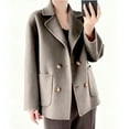 thumbnail image 7 of Sakmal Womens Barn Coat Yellow Plus Size Peacoat Jacket Winter Jackets for Women M, 7 of 7