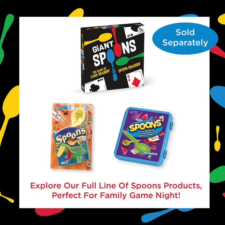PlayMonster® Giant Spoons Card Game, Children Ages 4-8 Years