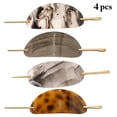thumbnail image 2 of Pinces à Cheveux Acrylique 4PCS Baguettes de Cheveux Minimalistes Bâtons de Cheveux, 2 of 10