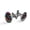 Color 3, variant on Men's Classic Stainless Steel, Skull Green Camouflage Pattern Cufflinks Business Wedding Shirts, Black