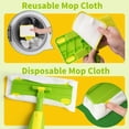 thumbnail image 4 of Set de limpieza Kids Spray Mop Lullulii para niños pequeños con escoba verde, 4 of 7