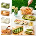 thumbnail image 1 of Jiaeri One Click Ice Maker Tray with Storage Bin,Double Layer Portable Tray with Handle,Quick Release Ice Container for Home Party, 1 of 8
