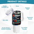 thumbnail image 4 of SKYSONIC 40oz Japanese Style Fish Tumbler With Lid And Straw Travel Coffee Mug Stainless Steel Insulated Thermal Tumblers Cup, 4 of 7