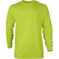 thumbnail image 4 of Gildan Mens Ultra Cotton Long Sleeve T-Shirt

, 4XL, Safety Green (Pack of 10) 10 Safety Green, 4 of 7