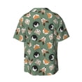 thumbnail image 6 of Daiia Animal Heads Men's Linen Shirts Short Sleeve Casual Shirts Button Down Shirt for Men Beach Summer Wedding Shirt-Small, 6 of 6