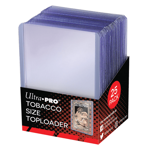 Ultra Pro Tobacco Card Size Toploaders (25ct)
