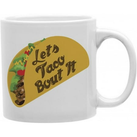 

Imaginarium Goods CMG11-IGC-TACO Let Taco Bout It Taco Emoji 11 oz Ceramic Coffee Mug