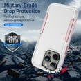 thumbnail image 4 of Mantto Case For iPhone 11 Pro Max, Hybrid Premium PC Protection Drop-Tested Anti-Scratch Tough Rugged Heavy Duty Dual Layer Military Grade Shockproof Back Case For iPhone 11 Pro Max,
White, 4 of 8