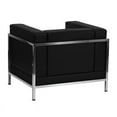 thumbnail image 4 of Emma + Oliver Contemporary Black LeatherSoft Modular Chair with Quilted Tufted Seat, 4 of 4