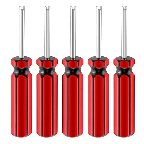 5 Pieces for Valve Removal Tool Set of 5 4 Way for Valve Remover Tire Repair for Valve Tool