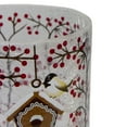 thumbnail image 3 of Northlight 5" Hand Painted Sparrows and Berries Flameless Glass Christmas Candle Holder, 3 of 6