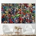 thumbnail image 5 of Boy Room Art, Children Canvas, Kids Room Wall Decor, Wall Decor, Cartoon Printed Canvas, Wall Decor Canvas Art, Super Heros Canvas, Canvas Wall Decor - Natural Framed, 5 of 9