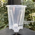 thumbnail image 3 of tasrioml Transparent Orchid Pot Plant Pot with Drainage Holes Phalaenopsis Flower Pot with Air Column Prevent Root Rot for Small Houseplants Seedlings, 3 of 8