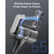 VACFORE Cordless Vacuum, Poweful Suction Stick Vacuum Cleaner