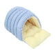 thumbnail image 3 of Cama para gatos, casa para mascotas, suministros para mascotas, cálida, lavable, cómoda, escondite, cueva para gatos, para cachorros, perros pequeños, Cuadrícula azul, 3 of 8