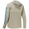 thumbnail image 6 of Bassdash Men's UV Sun Protection Hooded Long Sleeve Fishing Hoodie,Khaki,3XL, 6 of 6