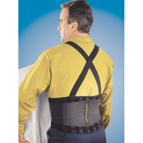 FLA Safe-T-Lift LX Premium Occupational Back Support (Size: L) Black