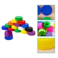 thumbnail image 5 of Landege 200pcs Colorful Plastic Bottle Caps for Kids Crafts, Projects, Decorative Bottle Cap Art and Activities, 5 of 10