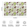 thumbnail image 3 of Green Football Monogram Pattern Bathroom Rugs Mat,Non Slip Microfiber Bathroom Rug,Rubber Backing,Soft Bathroom Mats for Bathroom Floor,Tub and Shower,20x32in(50x80cm), 3 of 5