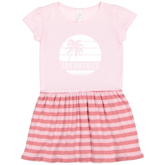 Inktastic San Diego California Beach Gift Toddler Girl Dress