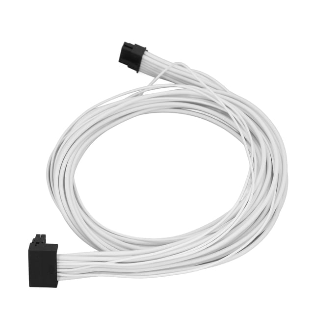 Cable de AlimentAción modular, cable pci-e gpu 12 4p a 12 4p, Velocidad de Enlace de datos 32GT/s con salida de 600W, Capa de Nylon de 700 mm para Tarjeta Grafica 3090ti, 4090