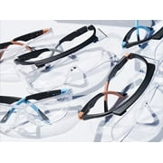 DEX FIT SG210 OTG Orange Safety Over Glasses (Clear Lens, Polycarbonate, One Size) - 1 Pair