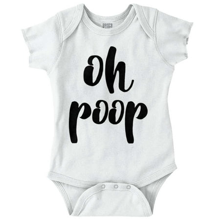 

Brisco Brands Oh Poop Funny Cute Stinky Unisex Baby Bodysuits