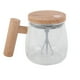 thumbnail image 1 of Taza de café con agitación automática con tapa transparente beige blanco 350 ml 400 mAh IPX6 Tipo C Interruptor táctil Taza mezcladora eléctrica para café y leche, 1 of 10